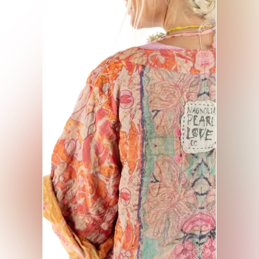 Floral Isabeau Kimono in Shambala - JACKET 731 - Picture 4 of 7